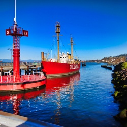 Lightship Columbia (WLV604), Oregon
