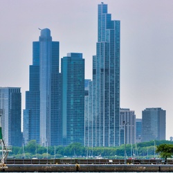 Chicago Harbor Southeast Guidewall, Chicago
